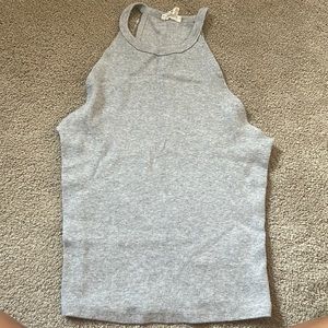 Small grey crop top